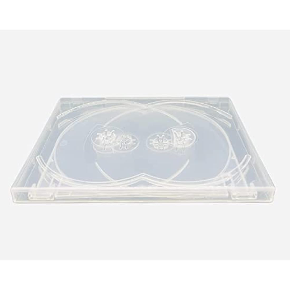 Media Replication CD / DVD / BLU RAY 14mm Clear DVD 6 Way Case for 6 Disc (Pack of 5)