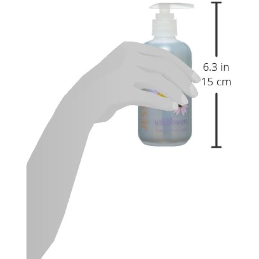 JESSICA Body Treats Hand and Body Bath, Wildflowers, 251 ml