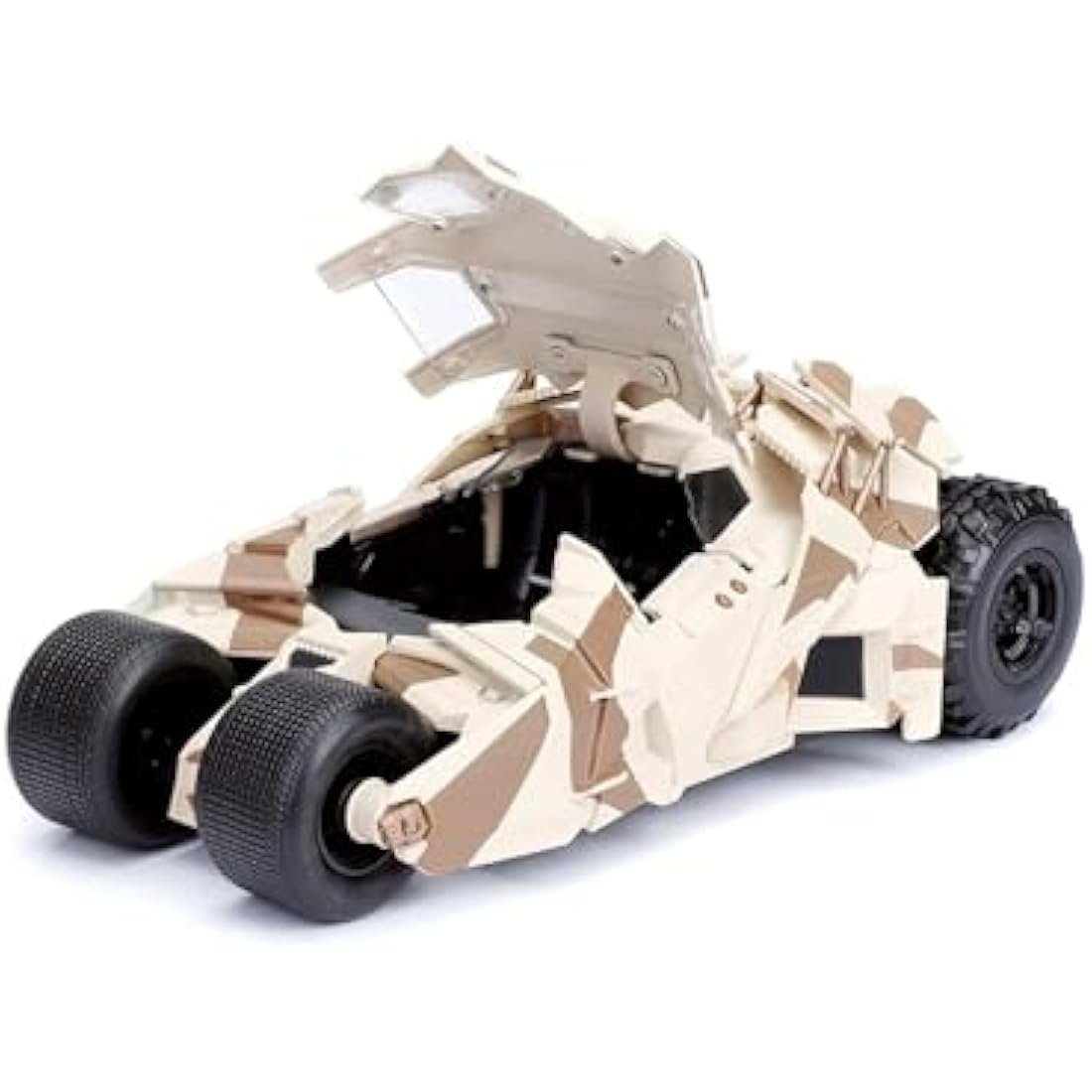 Jada Toys Tumbler Camo Batmobile Highly Detailed 1:24 Model Car with Batman Figure, Cockpit and Doors Can Be Opened with Wheel