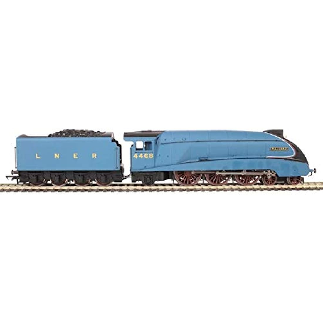 Hornby Steam Train - R3395TTS RailRoad LNER, A4 Class, 4-6-2, 4468 ‘Mallard’ - Era 3 00 Gauge Locomotives for Train Set, Engine Models for Adults - 1:76 Scale Model Gift