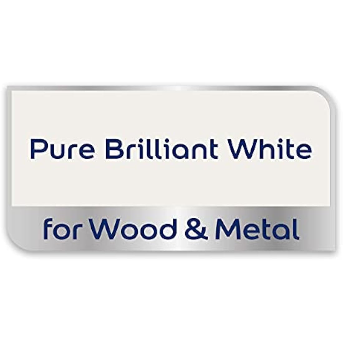 Dulux Non Drip Gloss High Sheen Paint For Wood And Metal - Pure Brilliant White 1.2 5 Litres