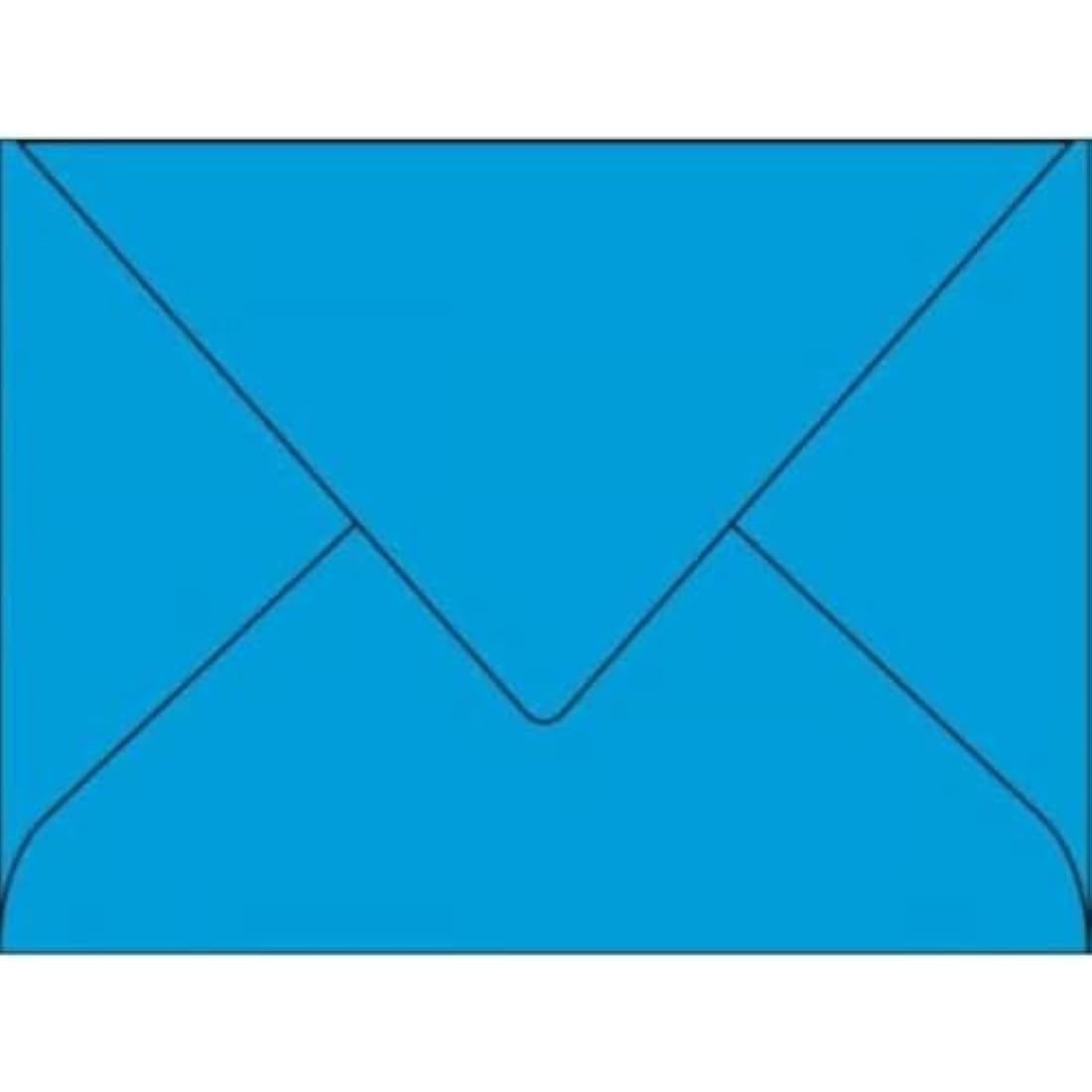 Clairefontaine - Ref 5550C - Pollen Envelopes (Pack of 20) - 75 x 100mm Sized, 120gsm Paper, Gummed Seal, Inkjet & Laser Printer Compatible, Acid Free - Intensive Blue