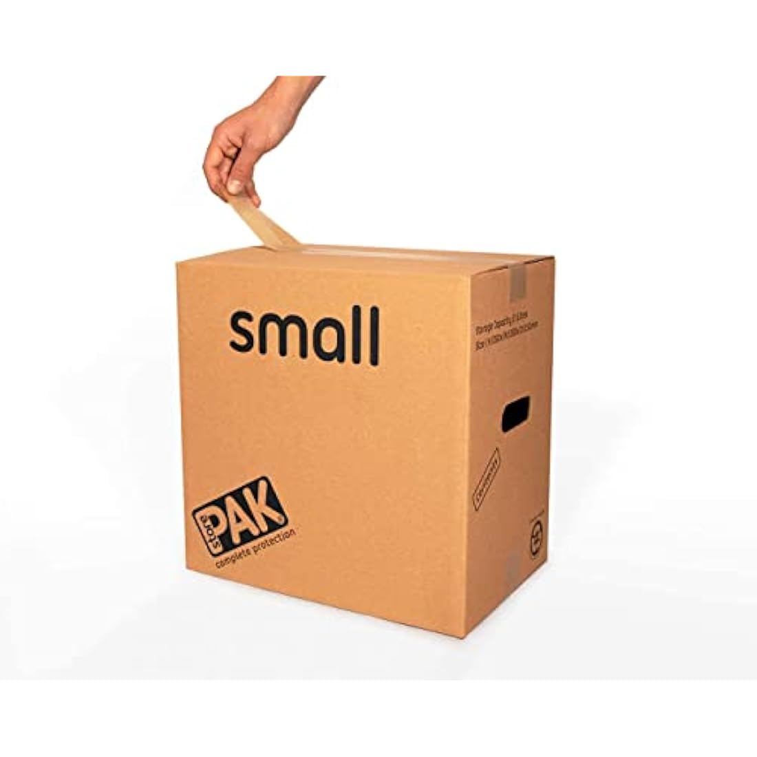 StorePAK Strong Boxes with Carry Handles - Pack of 7 Small Storage Boxes (30 Litres) - Durable, Recycled, and Easy-to-Use