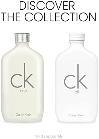 CALVIN KLEIN CK One - Unisex Eau de Toilette for All - Citrus & Aromatic Fragrance with Notes of Green Tea, Nutmeg and Musk - Medium Longevity - 200ml