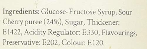 Simply Cherry Topping Sauce, Ready to Use Dessert Sauce for Ice Cream, Waffles, Pancakes, Coffee & Milkshakes (1 kg)