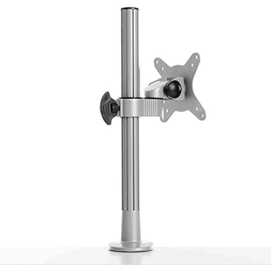 ThingyClub Monitor Desk Mount Bracket stand Arm for 10"-30" LCD LED Screens, Max VESA 100x100mm up to 8kg(17.6lbs) Weight Capacity (Single-No Arm)