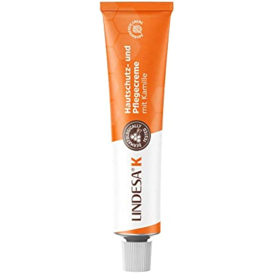 Lindesa K 20 x 50ml Pflegecreme mit Kamille Handcreme Hautschutzcreme Hand Creme