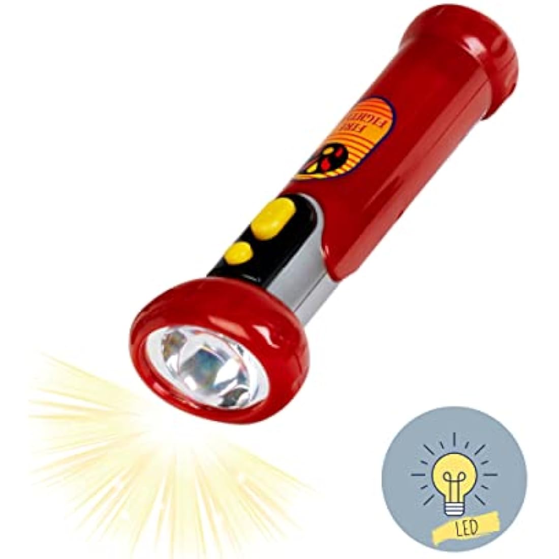 Klein Firefighter Set, 7-part with Helmet, Torch, Fire Extinguisher & More, Ages 3+, Packaging Dimensions: 52.4cm x 35cm x 20cm