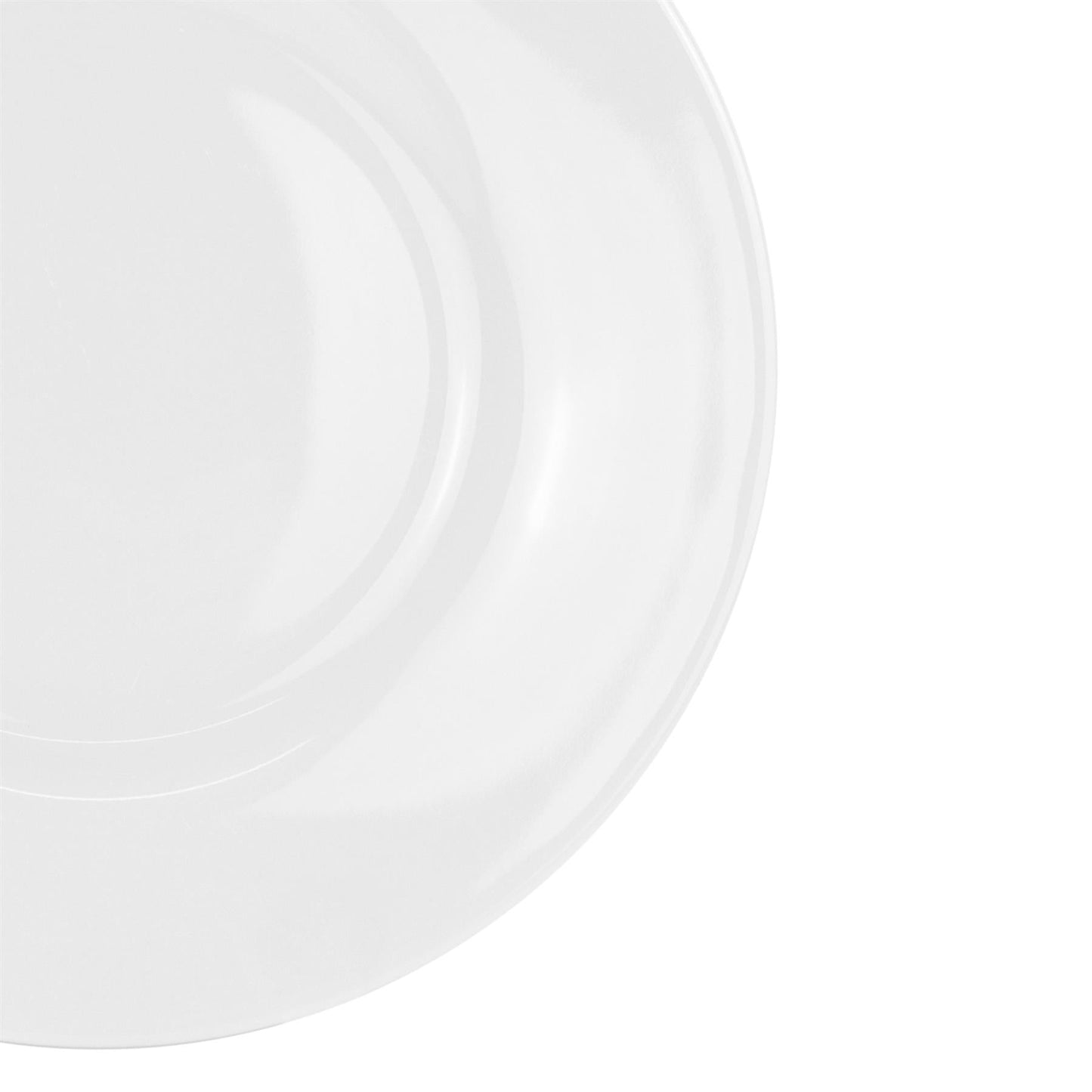 18pc White Porcelain Dinner Set