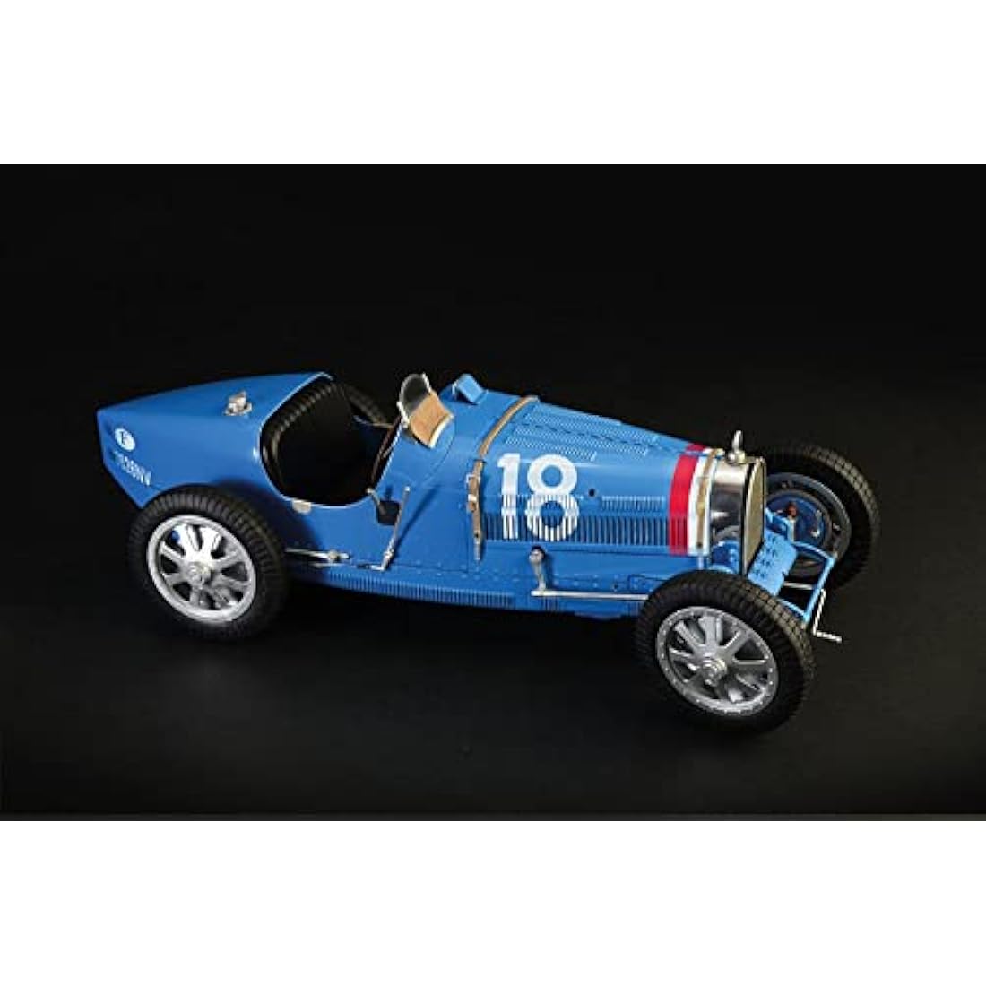 ITALERI -4710 Bugatti Type 35B, Scale 1:12, Model Kit, Plastic Model to Assemble, Modeling, IT4710