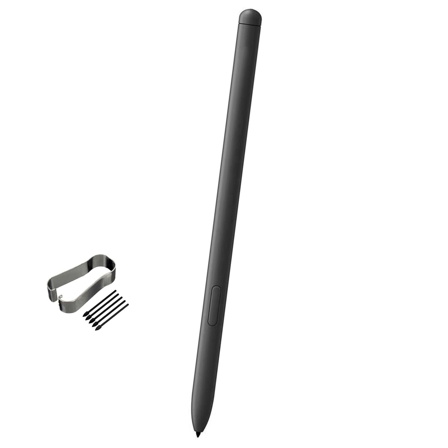 Galaxy Tab S6 Lite S Pen Replacement for Samsung Galaxy Tab S6 Lite (EJ-PP610) Stylus Touch S Pen(NoBluetooth) + Replacement Tips/Nibs, Oxford Gray