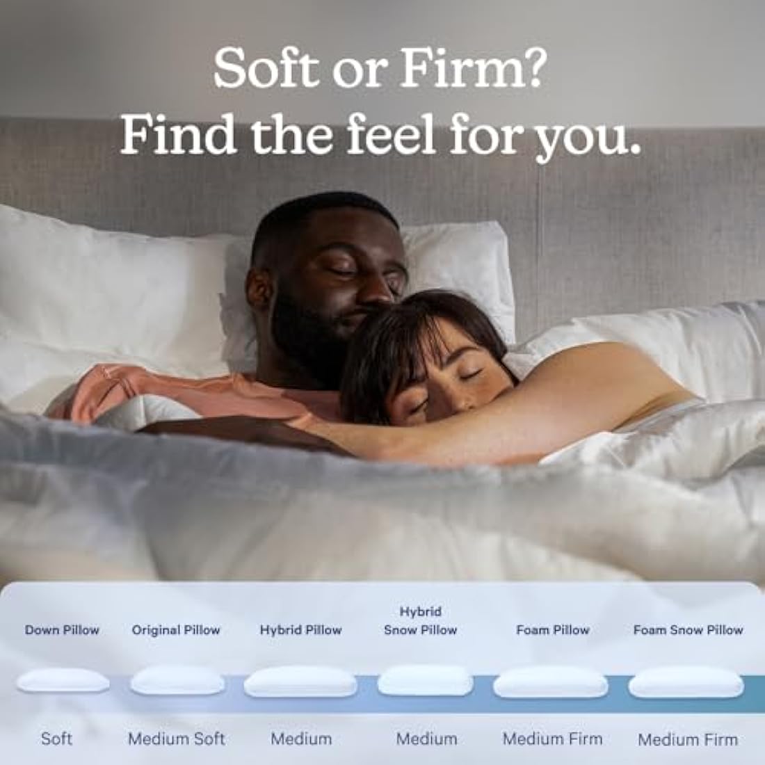 Casper Sleep Hybrid Pillow, Standard, White