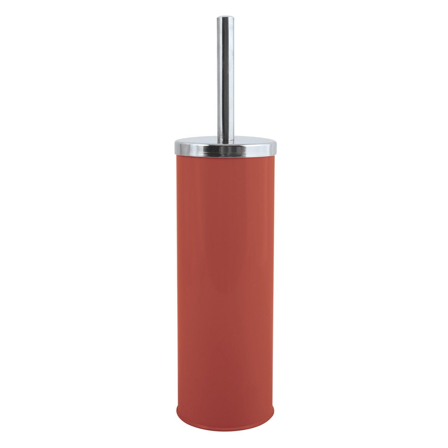 MSV Miami Toilet Brush with Hygienic Container Terracotta Red, 9x39cm