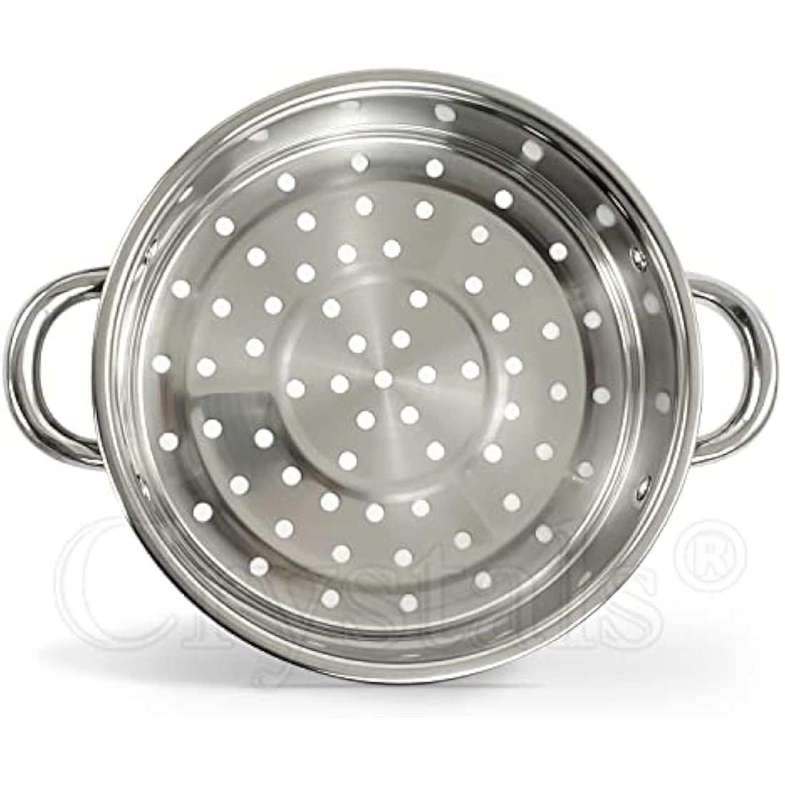 New 3PC Stainless Steel Steamer Cooker Pot Set PAN Cook Food Glass LIDS COOKWARE