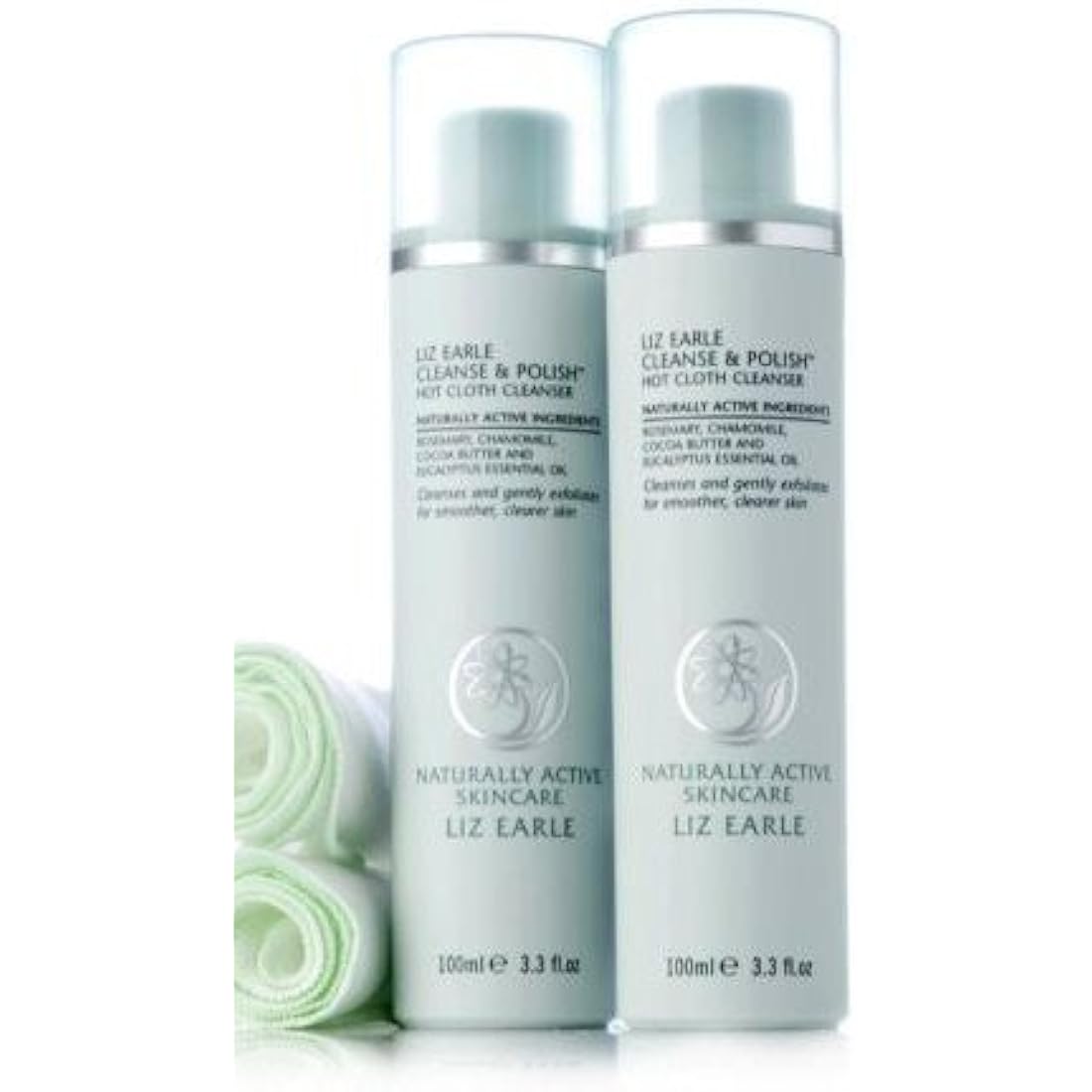 Liz Earle Cleanse & Polish Duo 2 x 100ml plus 2 muslin cloths