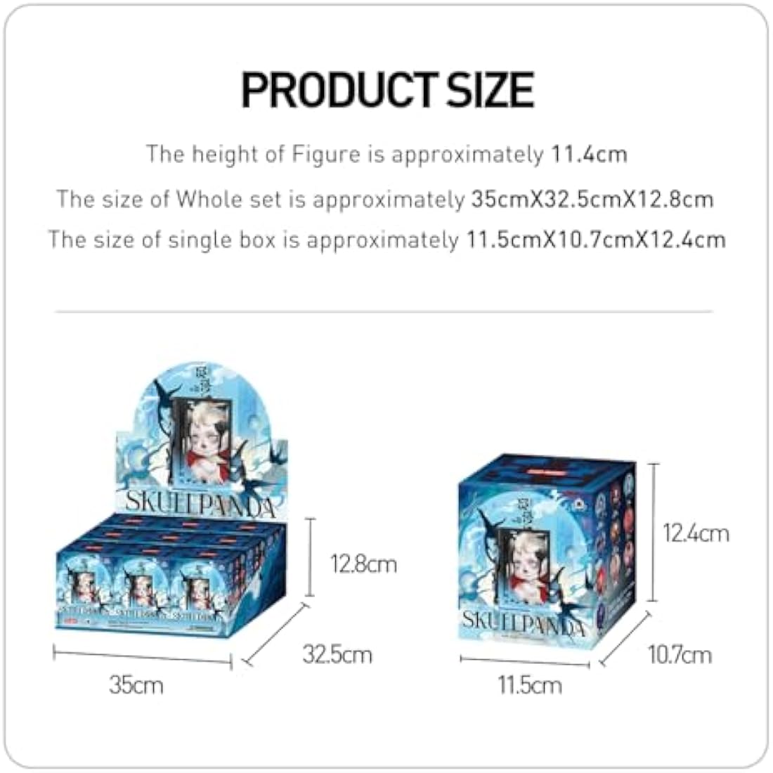 POP MART SKULLPANDA The Mirage Series Figures Whole Set Premium Design Gifts for Women Fan-Favorite Collectible Chic Art Toy Action Figure