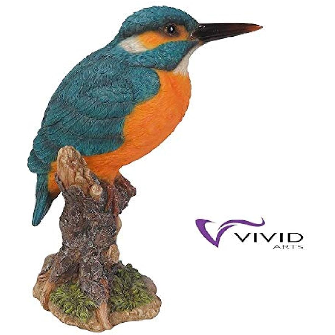 Kingfisher on a Stump, Wild Bird Collection by Vivid Arts