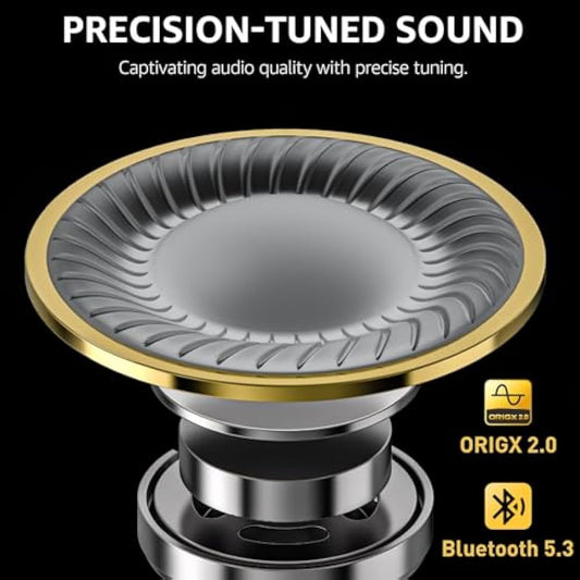 TOZO T10 Wireless Earbuds Bluetooth 5.3 Headphones, 55H Playtime with Wireless Charging Case, App Customize EQ, Ergonomic Design IPX8 Waterproof Headset Powerful Sound for Workout, Calls