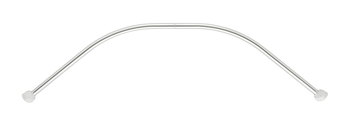 Wenko 19220100 Curved Shower Rod Chrome variabel, Metal Aluminium, Chrome