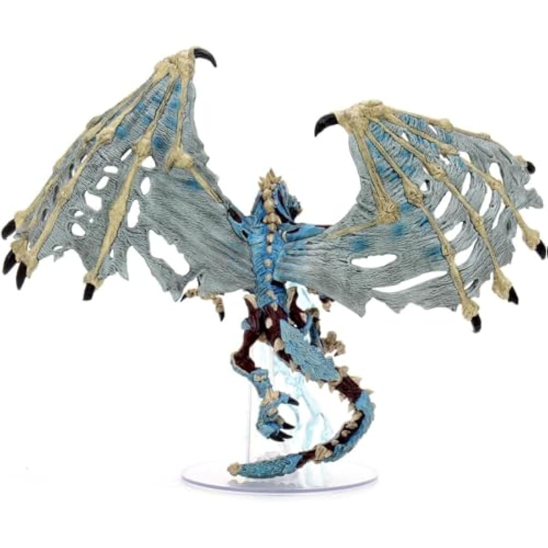 WizKids Dungeons and Dragons Icons of the Realms Miniatures, Boneyard - Blue Dracolich, DnD Miniatures