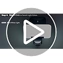 OREiN Motion Sensor Security Light Outdoor, 24W LED Floodlight 2800LM, Warm/Cool White Adjustable, IP65 Waterproof PIR Wall Light, Dusk to Dawn, for Garden, Patio, Yard – Mains Powered