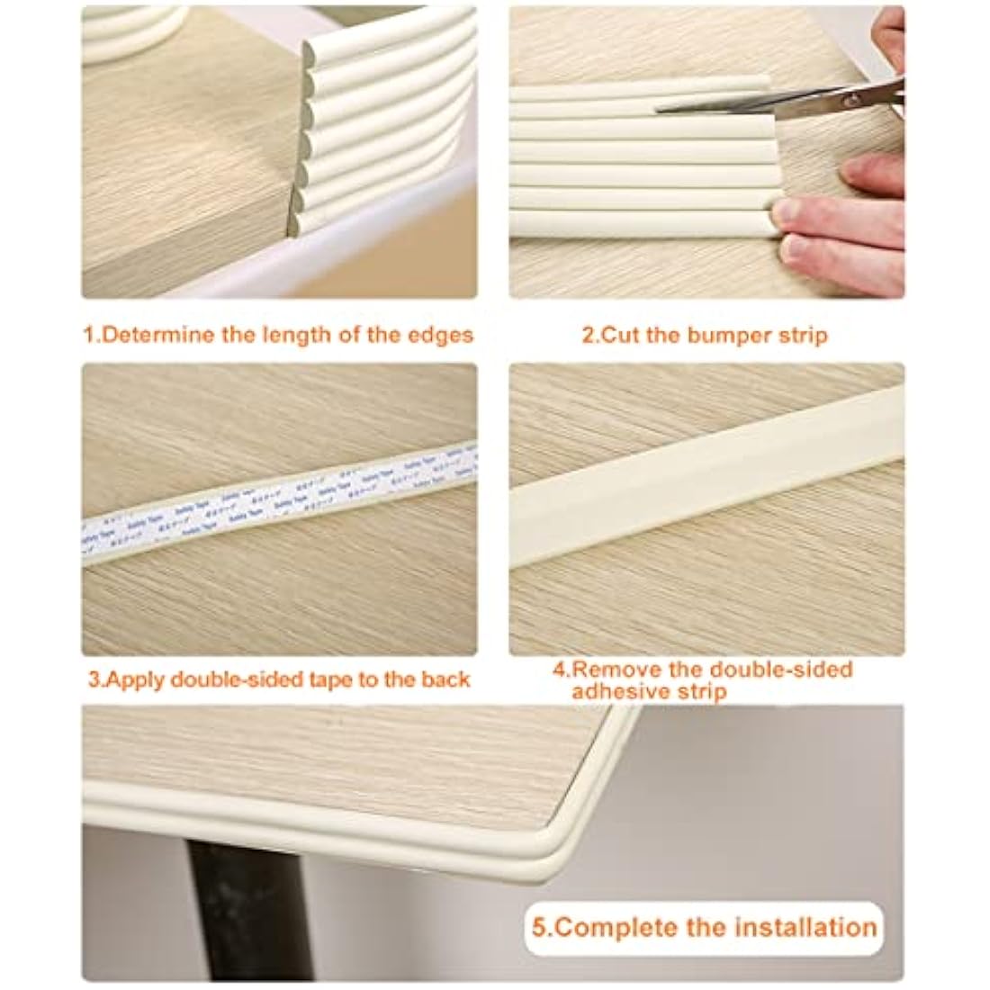 Fairy Baby Edge & Corner Guards Multifunctional Safety Edge Protection Extra Wide Foam Strip Baby Safety Bumper