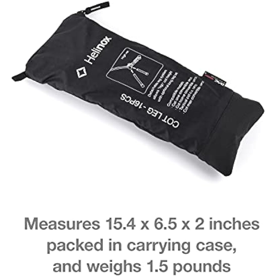 Helinox Cot Leg - Set of 16 - Replacement Feet for Camp Beds