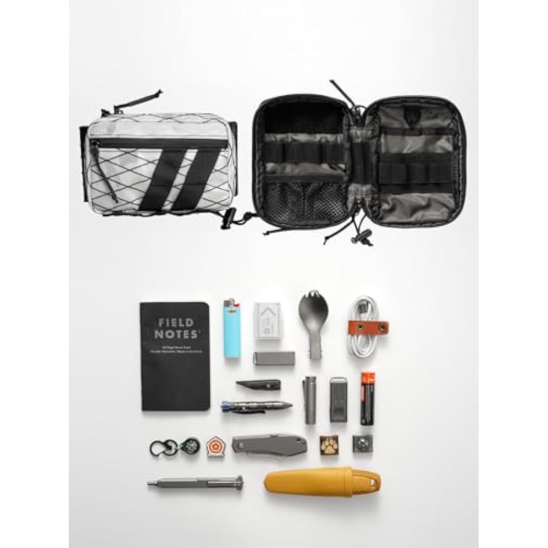TACTICAL GEEK EDC Compact Waist Pocket Pouch, Multi-Purpose Molle EDC Pouch Gadget Organizer