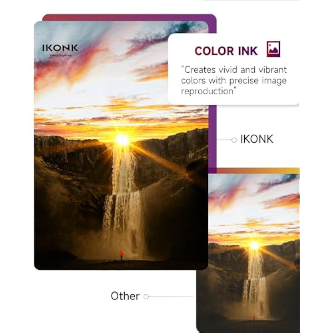 IKONK 540 and 541 Ink Cartridges XL, Replacement for Original Canon Ink Cartridges 540 and 541, Printer Ink PG-540 CL-541 XL for PIXMA TS5150 TS5151 MX475 MG3650s MG3600 MG3650 MG4250 MG3200 MG3550