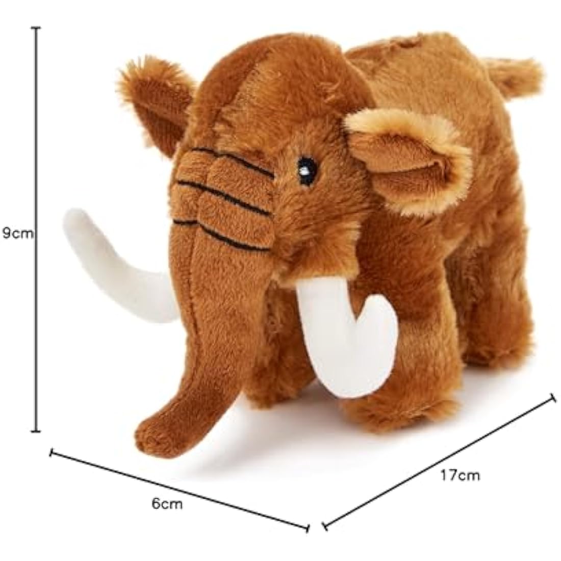 Zappi Co Children's Soft Cuddly Plush Toy Animal - Perfect Perfect Soft Snuggly Playtime Companions for Children (12-15cm /5-6") (Mammoth)