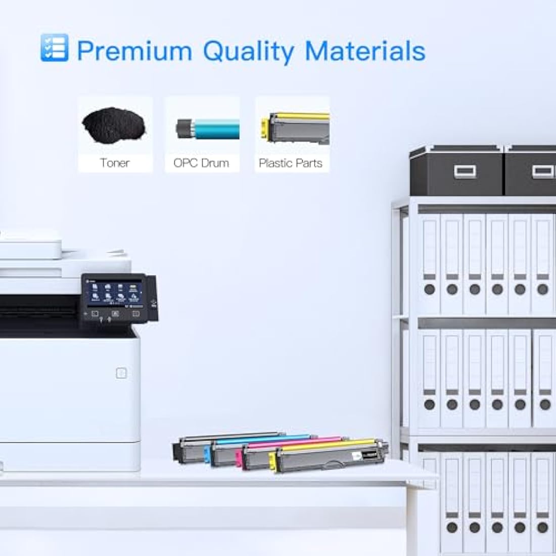 TN241 TN245 Toner Cartridge Compatible with Brother TN242 TN246 TN-241 TN-245 for Brother MFC-9332CDW MFC-9142CDN DCP-9022CDW DCP-9020CDW DCP-9017CDW HL-3152CW CDW MFC-911 40CDN (5 Pack)
