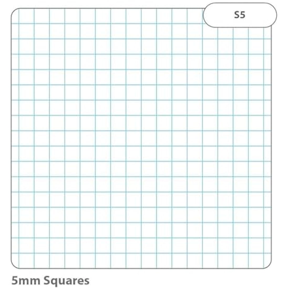 RHINO A4 Loose Leaf Squared Paper, 500 Sheets / 1000 Page, 5mm Squared Paper, Hole Punched, School & Office Stationery Supplies