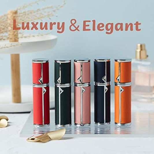 VVGAOGES Perfume Atomiser,Portable Refillable Empty Perfume Spray,Mini Perfume Bottles Empty for Travel 5 ml (JB-Black)