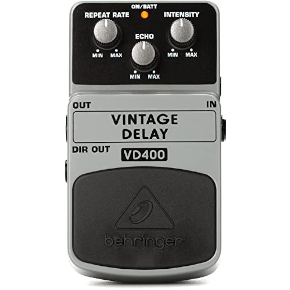 Behringer VINTAGE DELAY VD400 Vintage Analog Delay Effects Pedal, Grey