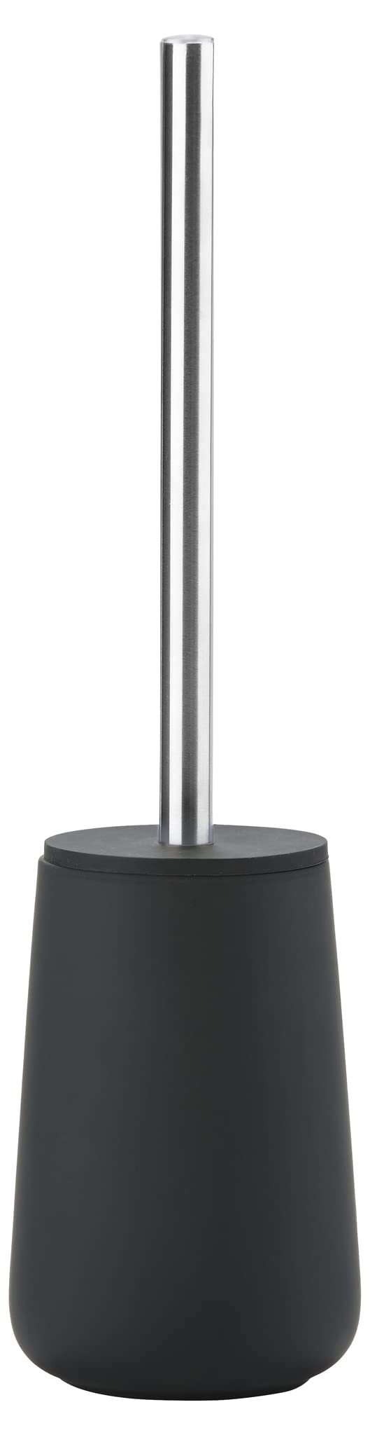 Zone Denmark Nova Toilet Brush, Porcelain and Stainless Steel, Toilet Brush with Brush Holder, Soft Touch Coating, Diameter 10.3 cm, Height 37 cm,