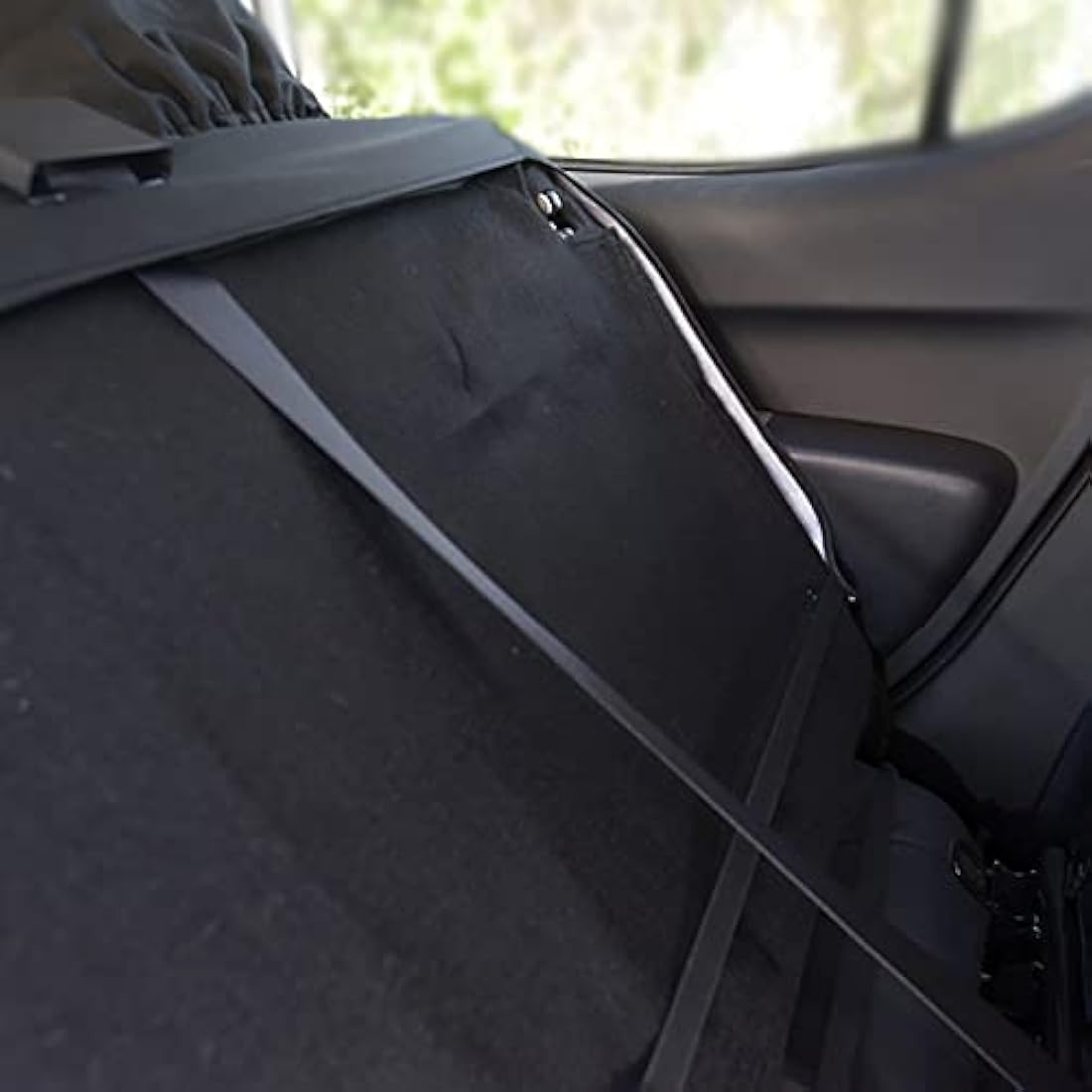 My Van Seat Covers | To Fit Mitsubishi L200 Trojan Double Cab Seat Covers 2006-2015 | Tailored Easy to Fit Waterproof | Front & Rear Black - MVSC151B-152BAD25