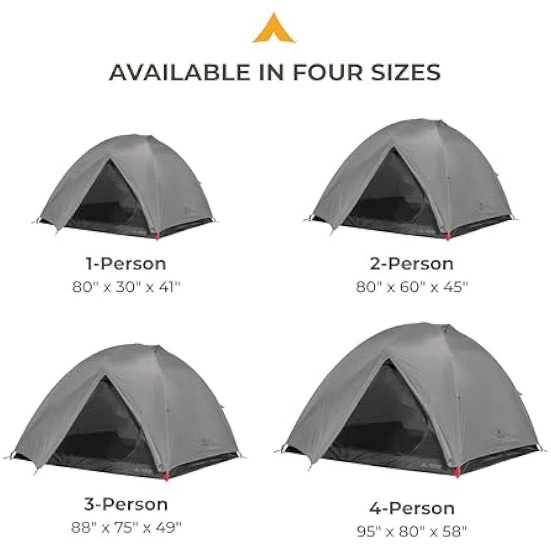 TETON Sports Mountain Ultra Tent; 1-4 Person Backpacking Dome Tent for Camping