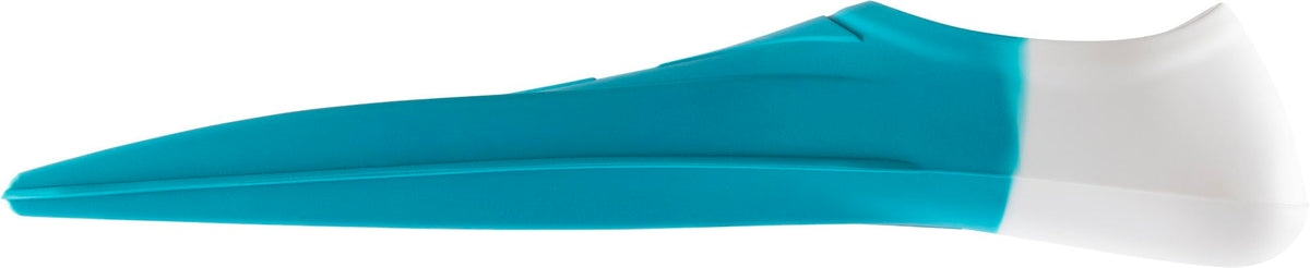 CRESSI Vera Fins Aquamarine/White L-Unisex 100% Silicone Short Fins Closed Shoe Design, for Swimming, Open Water Training, Swimming Pool, Snorkelling,