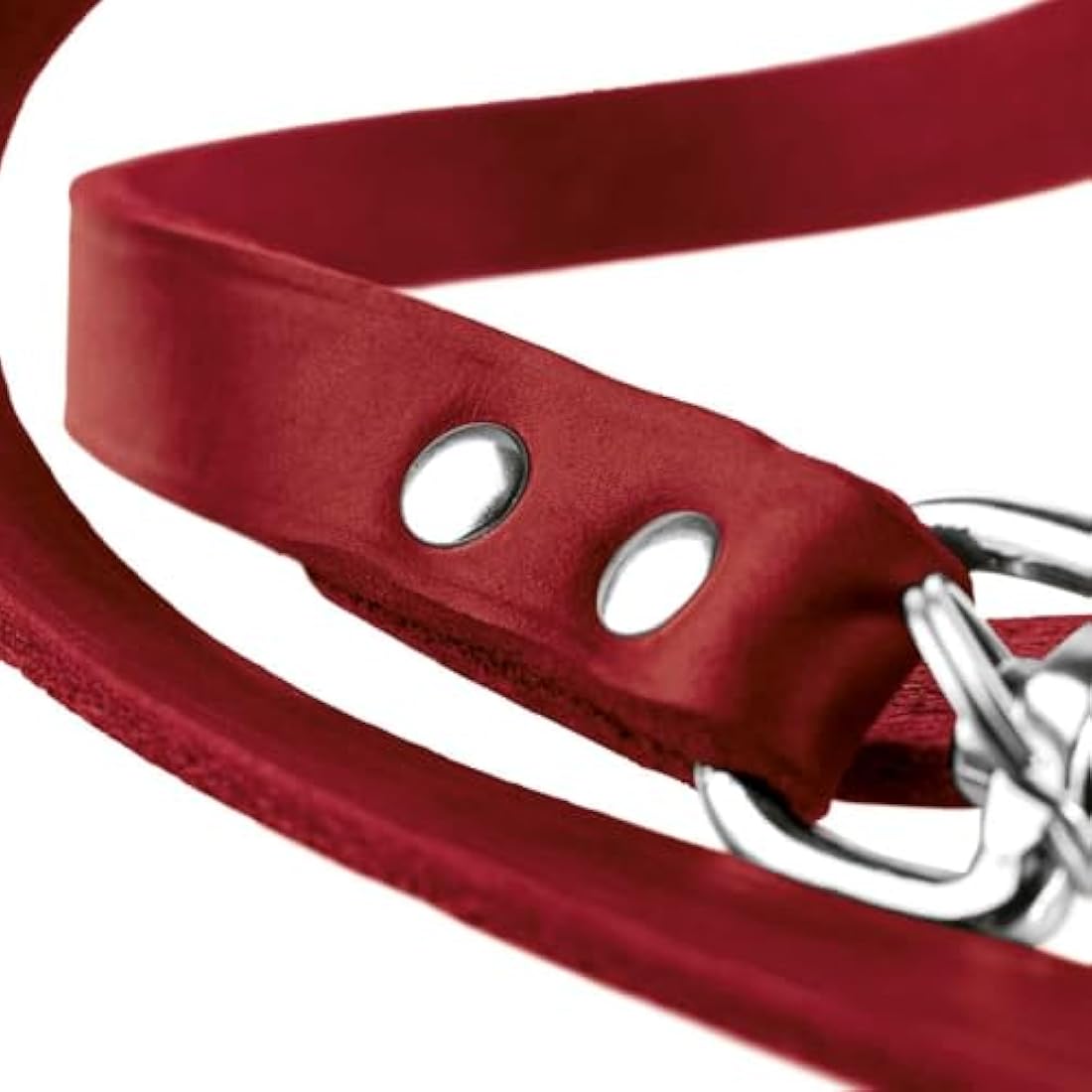 HUNTER Training leash, 16/200 Soft genuine cow leather, black