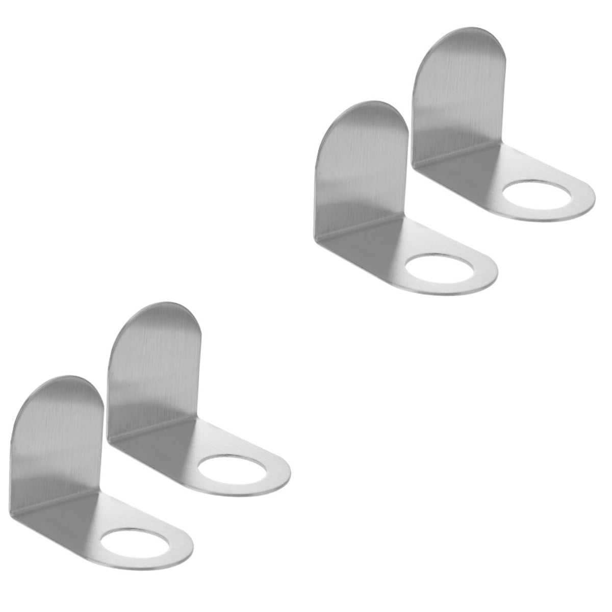 Alipis 4Pcs Wall-Mounted Shower Gel Bottle Rack Hook Shampoo Holder Easy Install Bathroom Storage for Clean and Tidy Spaces