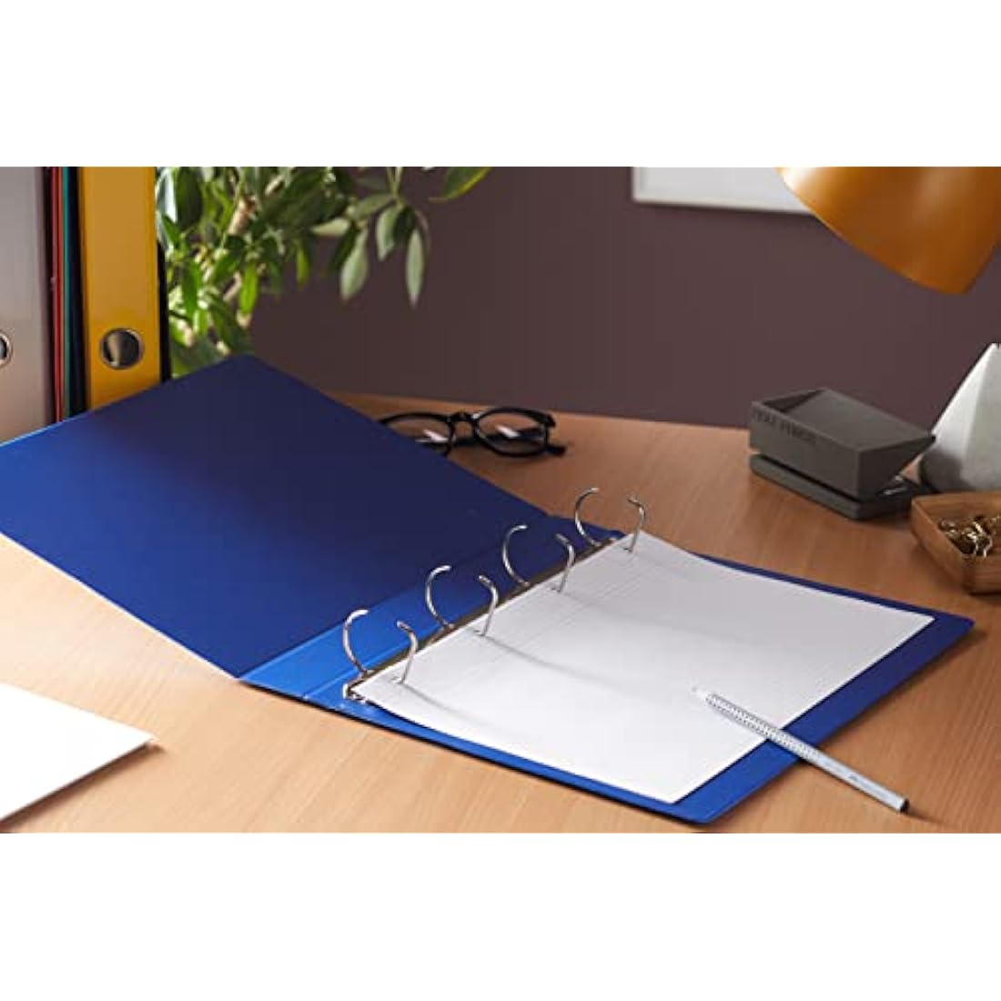 Esselte Essentials Presentation Binder, PVC, 3 cm Ring Diameter, 49715 - A4, Blue