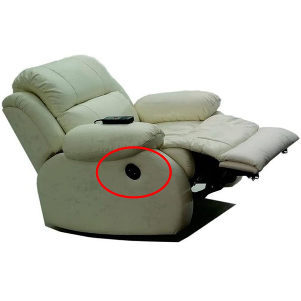 VOANZO 2 Button 5 Pin Recliner Hand Control Pull Chair Release Switch Recliner Cable for Lazy Boy Recliners Electric Reclining Chair Massage Chair