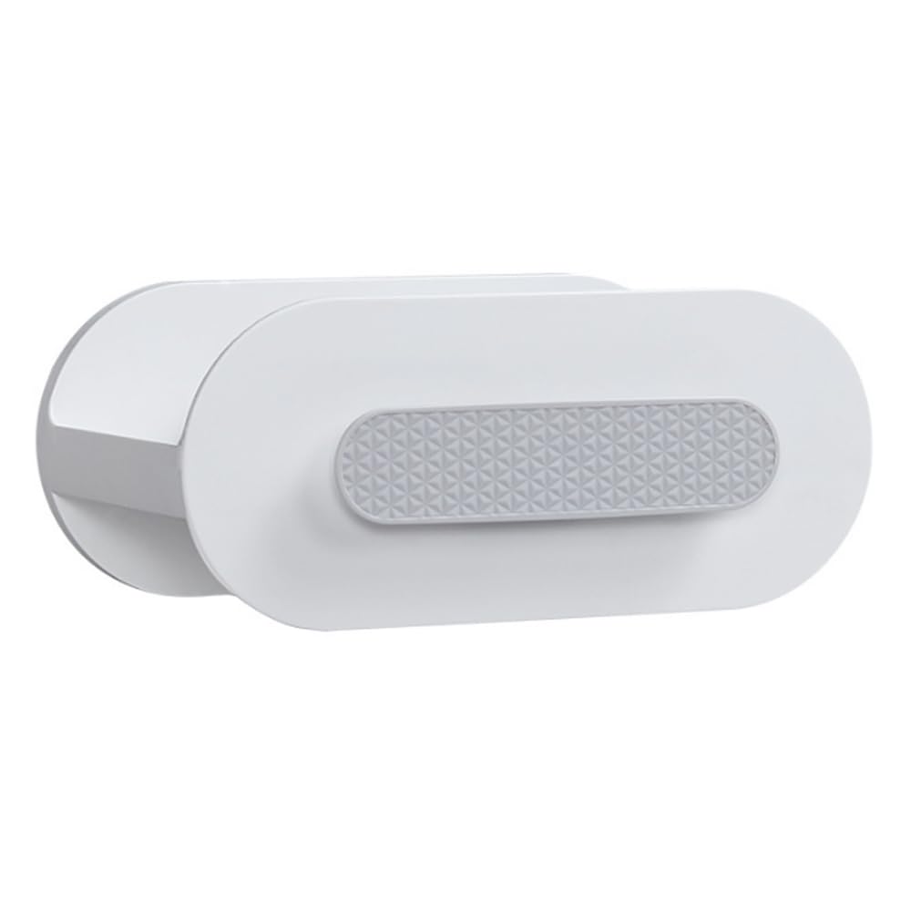 LAKYMIE Hair Dryer and Straightener Holder Wall Mount Hair Tool Organizer Self-adhesive Bathroom Organiser Storage with 3 Compartments for Hair