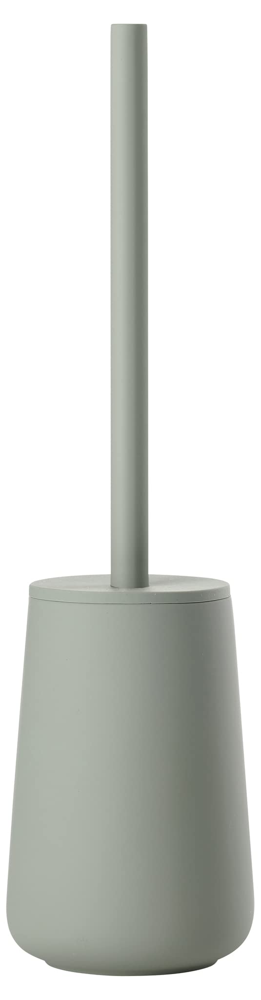 Zone Denmark Nova One Ceramic Toilet Brush with Soft Touch Steel Coating, Matcha Green