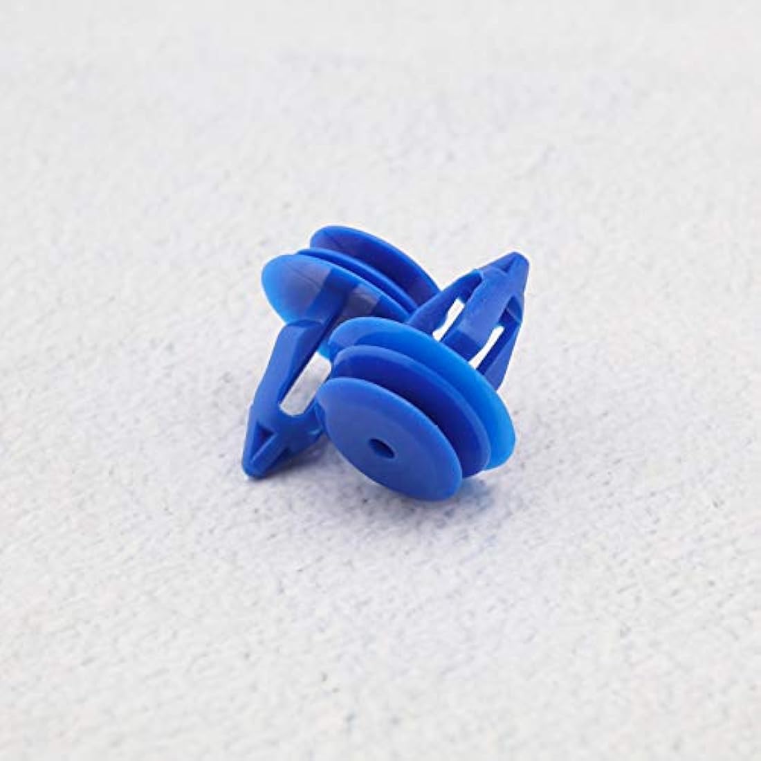 YINETTECH 50x Car Trim Clip Retainers LR027255 Blue Plastic Front Rear Wheel Arch Moulding Fasteners Compatible with Range Rover Evoque