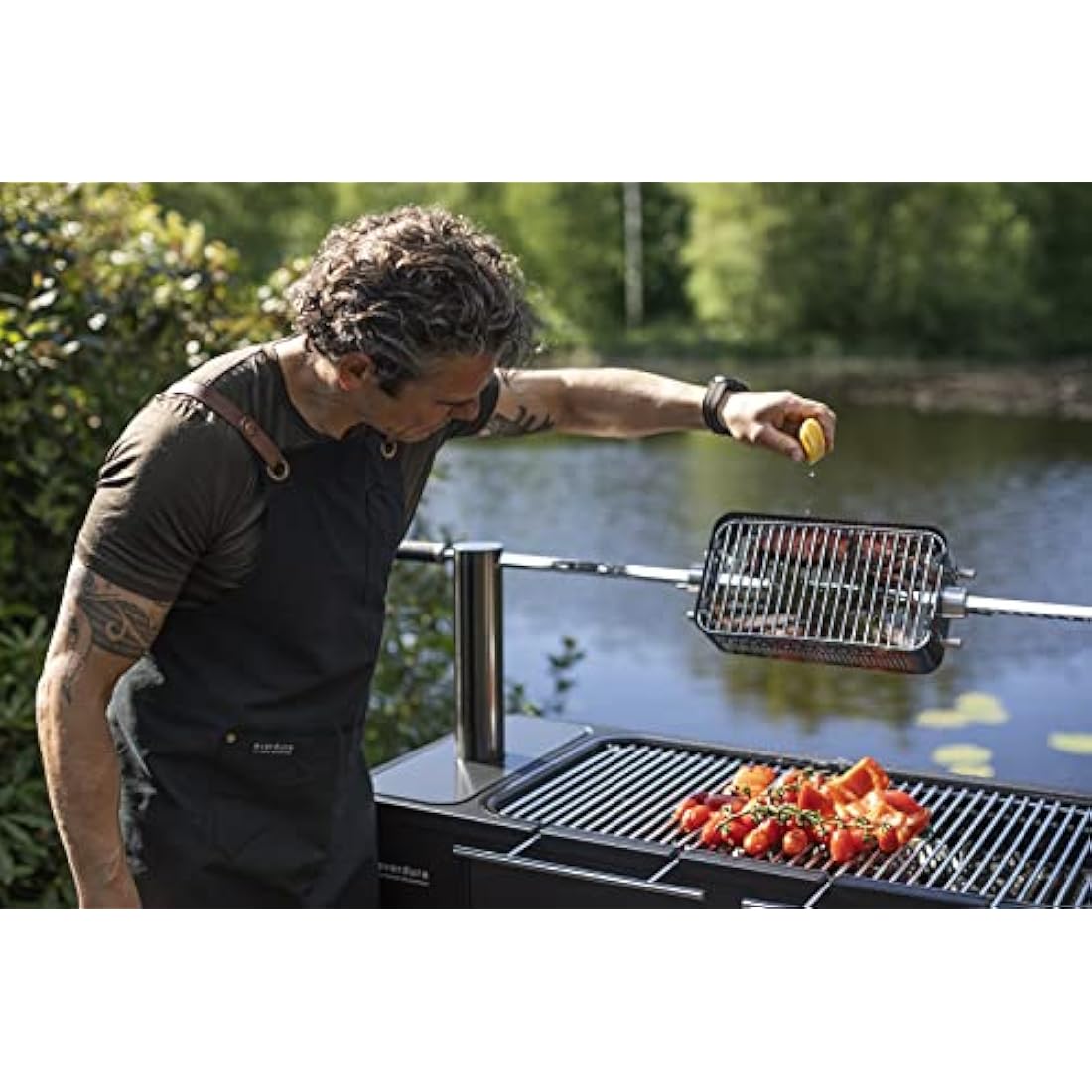 Everdure Hbcbasketc Rotisserie Basket for Hub? Fusion?
