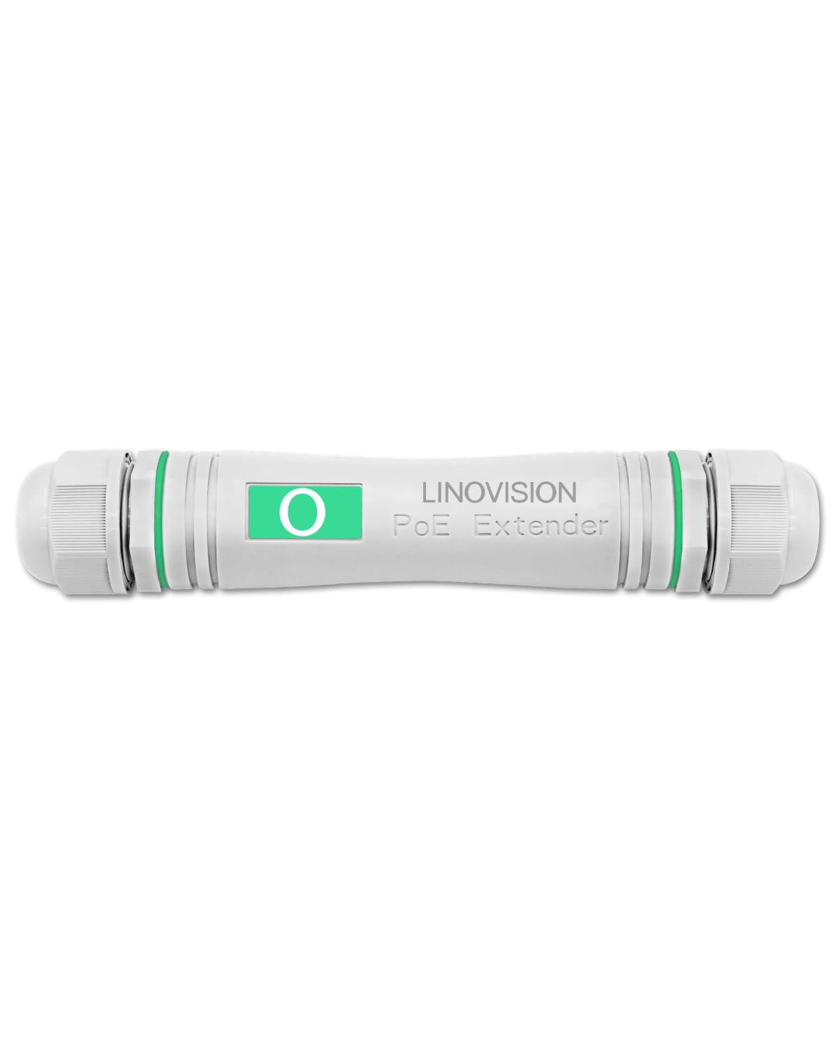 LINOVISION Gigabit Outdoor PoE Extender, Waterproof PoE Ethernet Repeater, Extend Extra 330ft PoE and Ethernet for IP Cameras, VoIP Phone, Wireless AP