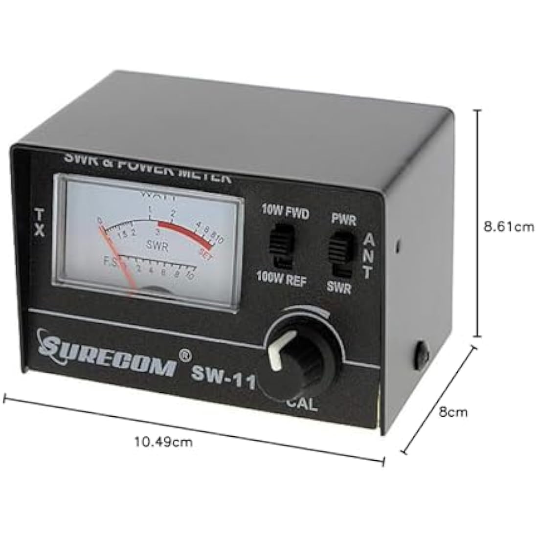 Mcbazel Surecom SW-111 100 Watt SWR/Power Meter for CB Radio Antenna