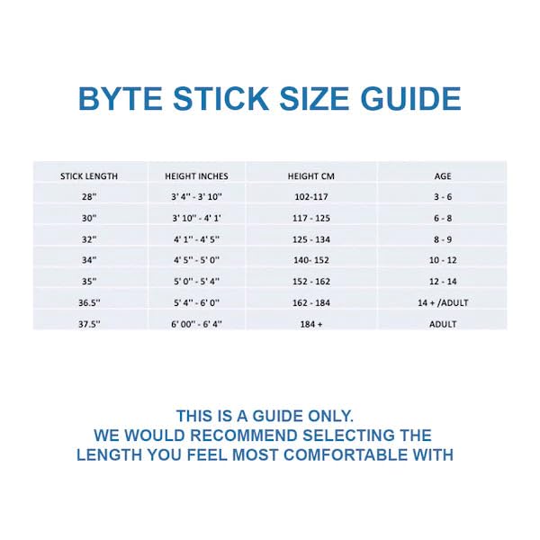 BYTE TX2 HOCKEY STICK BLUE/TEAL (30'' LIGHT)