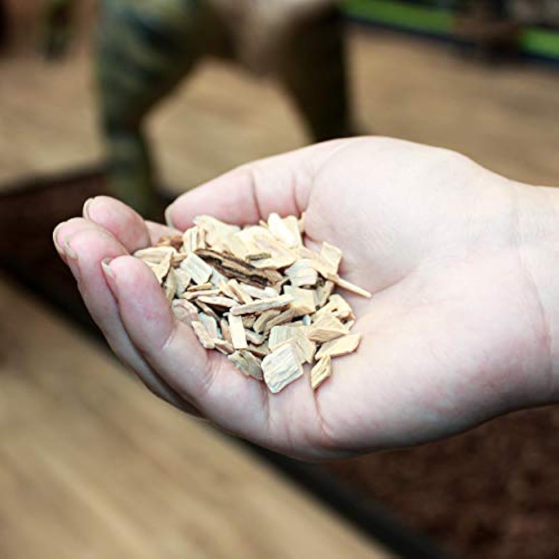 Komodo Coarse Beech Chips Substrate for Reptile Cage Vivarium Habitat Premium Natural Non Toxic Durable Long Lasting Moisture Control Bedding - 12L